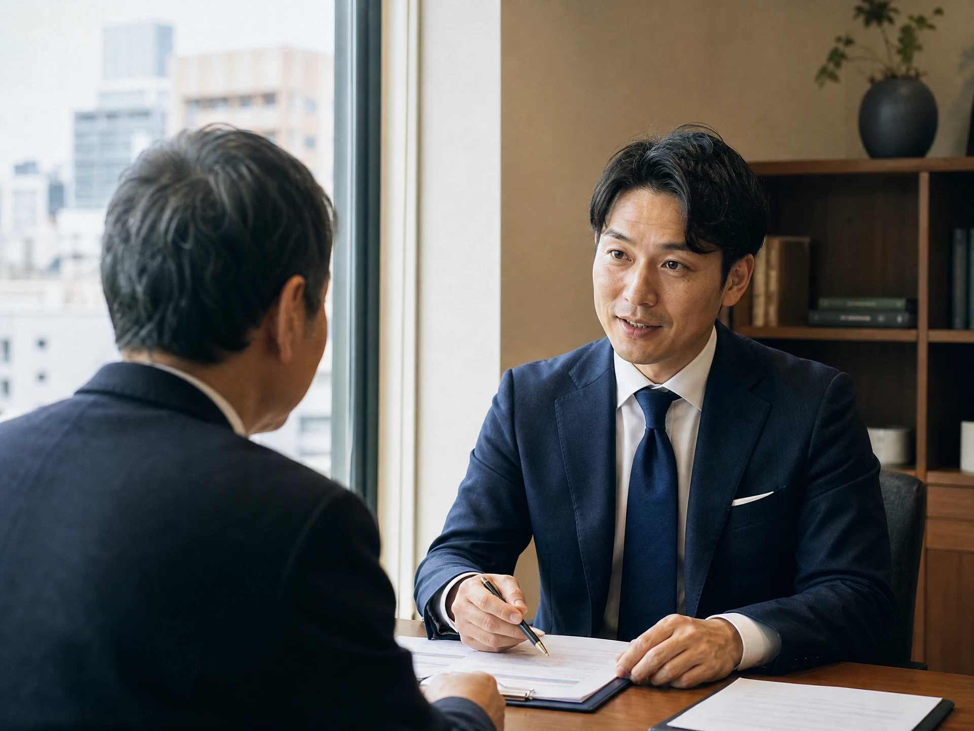 ミカタコンサルティングの相談風景